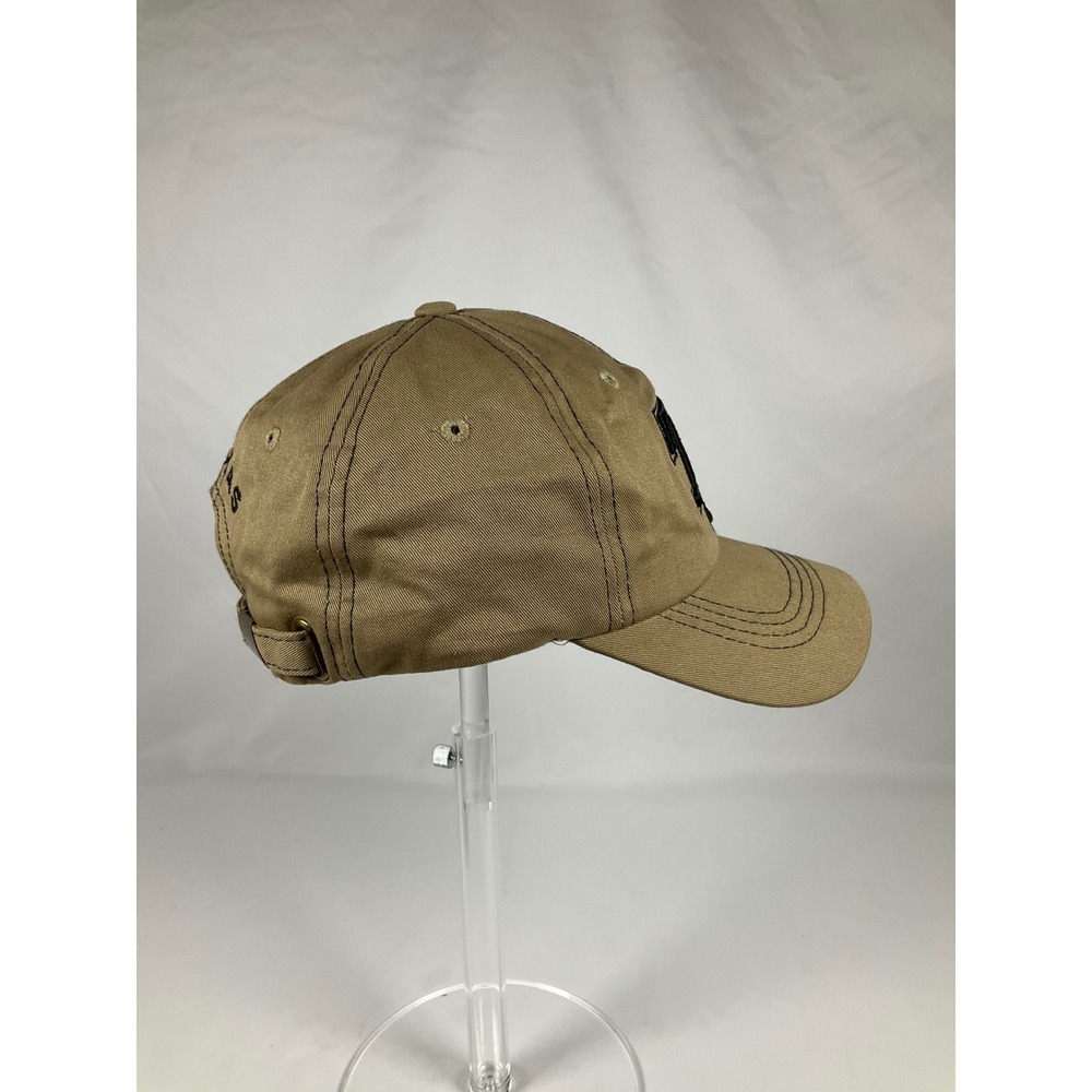 Texas TX Embroidered Baseball Cap Khaki Tan Cotton Adjustable Dad Hat Mens - Picture 4 of 8